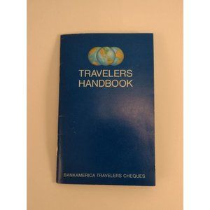 Vintage Bank America Travelers Cheques Handbook Booklet Foreign Currency 1975
